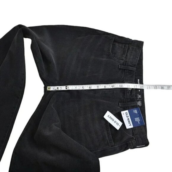 NWT Old Navy Baggy Wide Leg High Rise Black Jeans Kids Size 18 - Picture 10 of 12